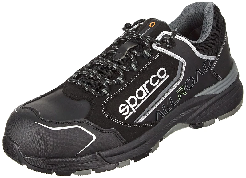 Sparco Allroad S3 SRC, Unisex Anti-Luck Work Shoes, Black Gray, 43 EU