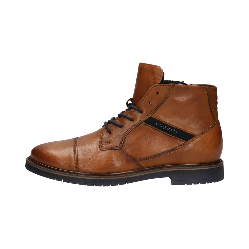 bugatti Men's Lace-Up Boots, Men's Boots Cold Lining, Cognac 6300, 6 UK