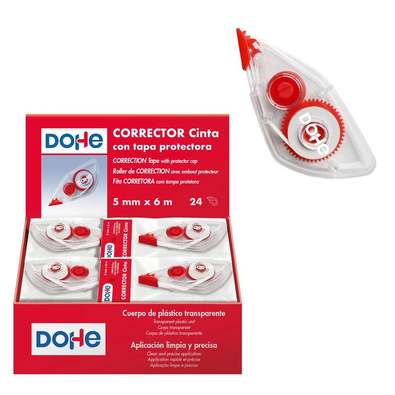 DOHE Display Corrector Tape Red 5 mm x 6 m 24 u