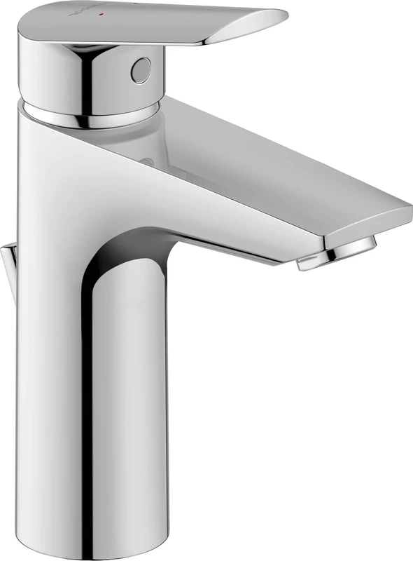 Duravit No.1 Basin taps, Size M (spout Height 117 mm), Basin Mixer tap with Draw bar Drain Set, Basin Mixer tap, Chrome