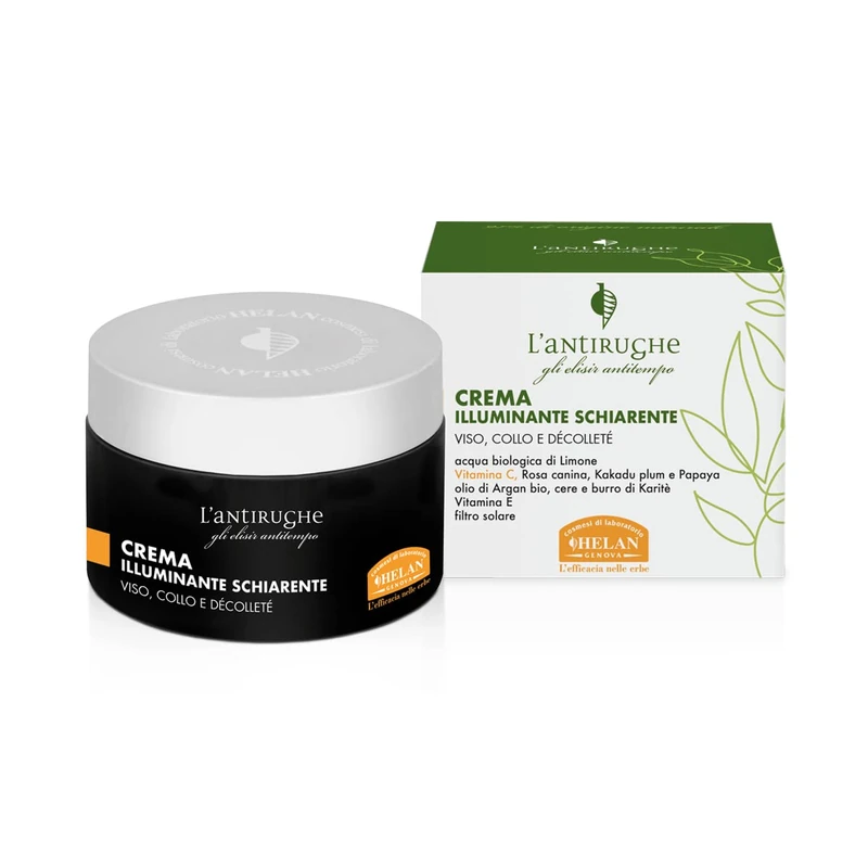 Helan L'Antirughe - Anti Wrinkle & Brightening Face Cream for Women with Vitamin C & E, Argan Oil, Shea Butter & Waxes - Face Moisturiser for Skincare, Firmer & Radiant Skin - Made in Italy, 50 ml - Image 1