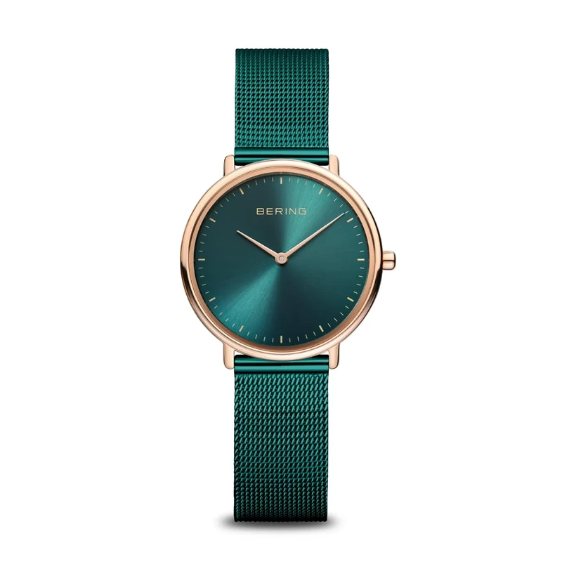 BERING Ultra Slim Collection 15729-868 Women's Watch, Green, Bracelet