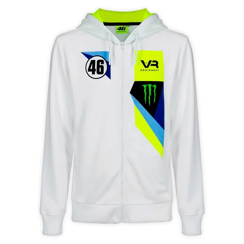 Valentino Rossi VR46 Abu Dhabi Full Zip Hoodie - White XL