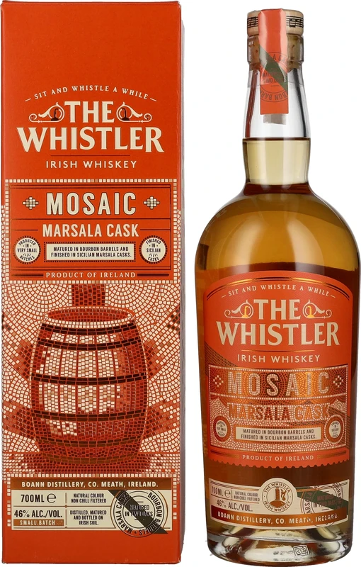 The Whistler Mosaic Marsala Cask Irish Whiskey | 70cl | 46% ABV