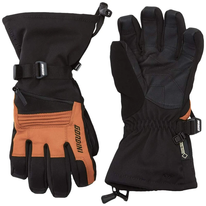 Gordini Men's Standard Gore-Tex Storm Glove, Black/Black, X-Large