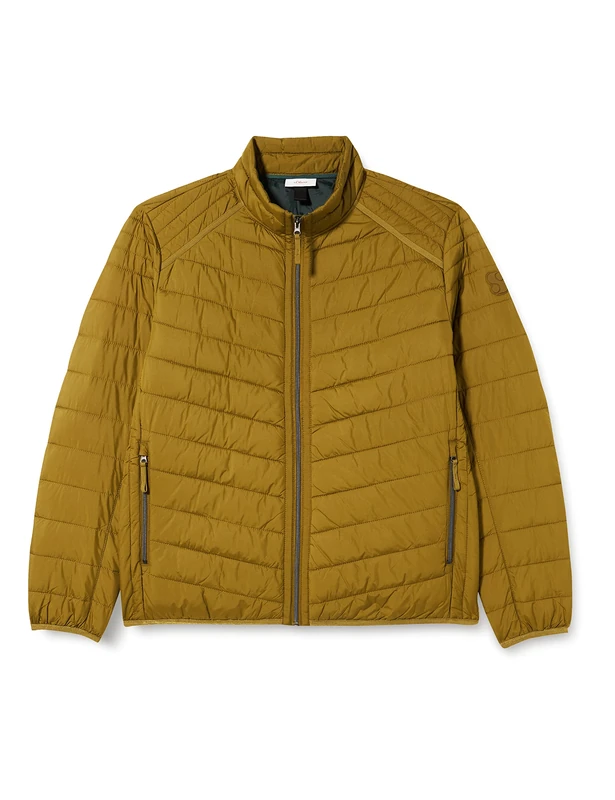 s.Oliver Men's 130.12.208.16.150.2115319 Long-Sleeved Jacket, Khaki/Olive, S