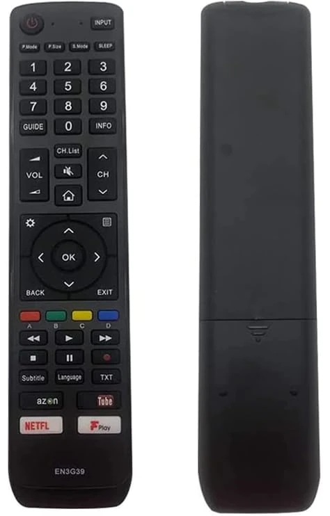 for Hisense tv remote EN3G39 fit for universal tv remote for hisense remote control smart TV H43N5500UK H49N6600 H50N5900 H55A6550UK H60NEC5600UK
