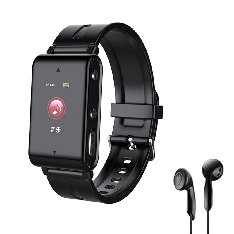 ZXNQ Watch Mp3 Player with Bluetooth, Wearable HiFi Sound Music Player for Running Workout Sports Gym,8GB