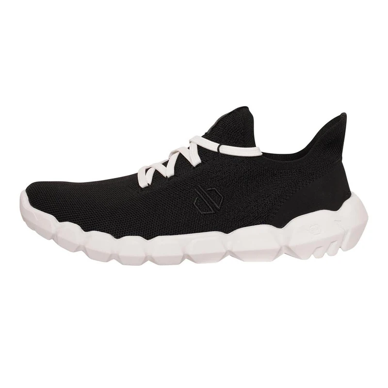 Dare 2b Womens/Ladies Hex-at Knitted Recycled Trainers (6 UK) (Black/White)