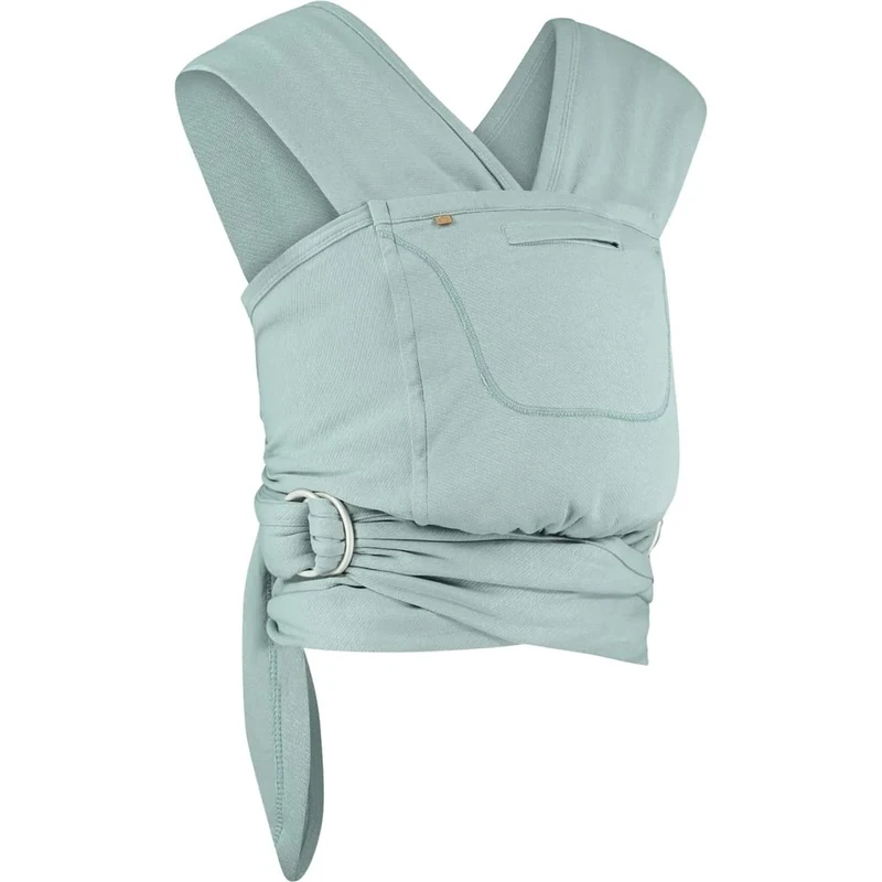 Close Caboo - Organic Cotton Adjustable Baby Carrier in Sage - Sustainable & Soft for Infants and Toddlers - One Size