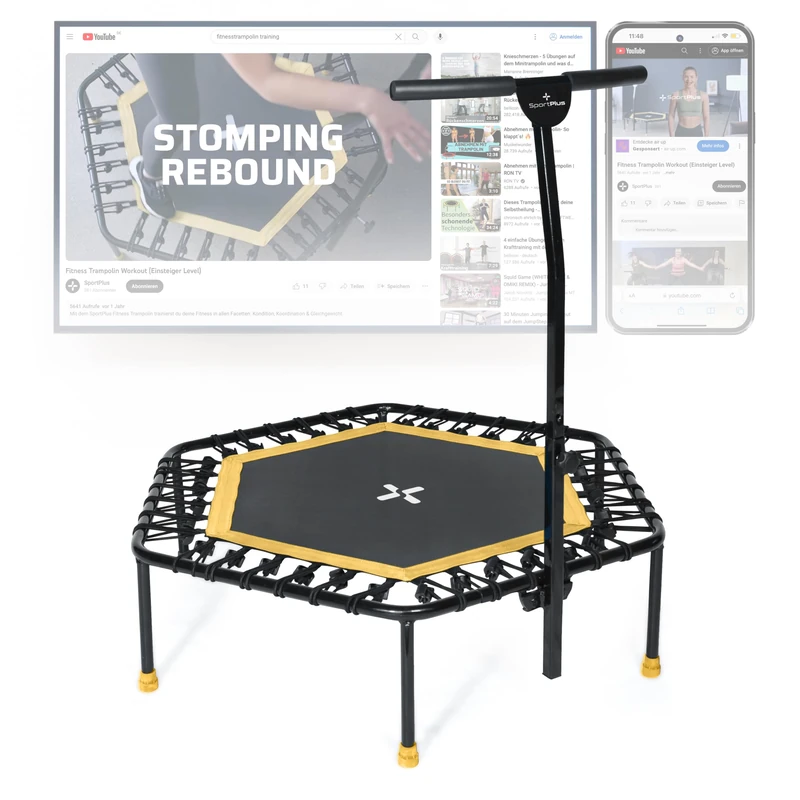 SportPlus Fitness Trampoline Indoor Jumping