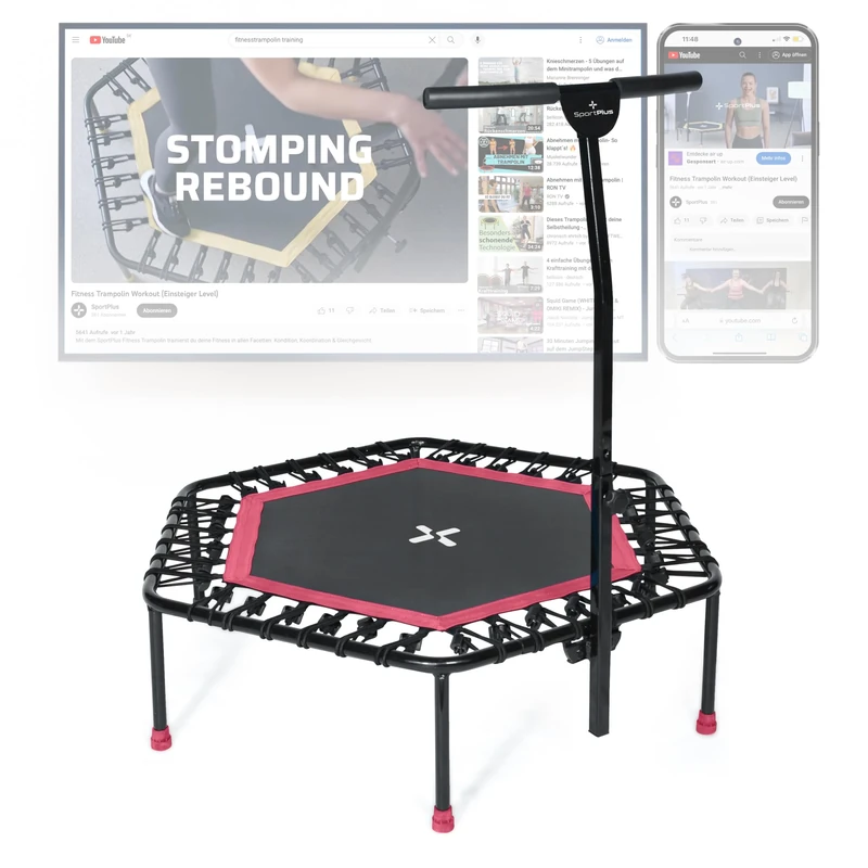 SportPlus Fitness Trampoline Indoor Jumping