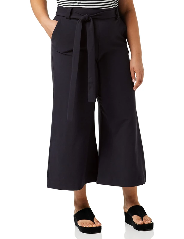 French Connection Whisper Ruth Belted Culottes,Utility Blue,14