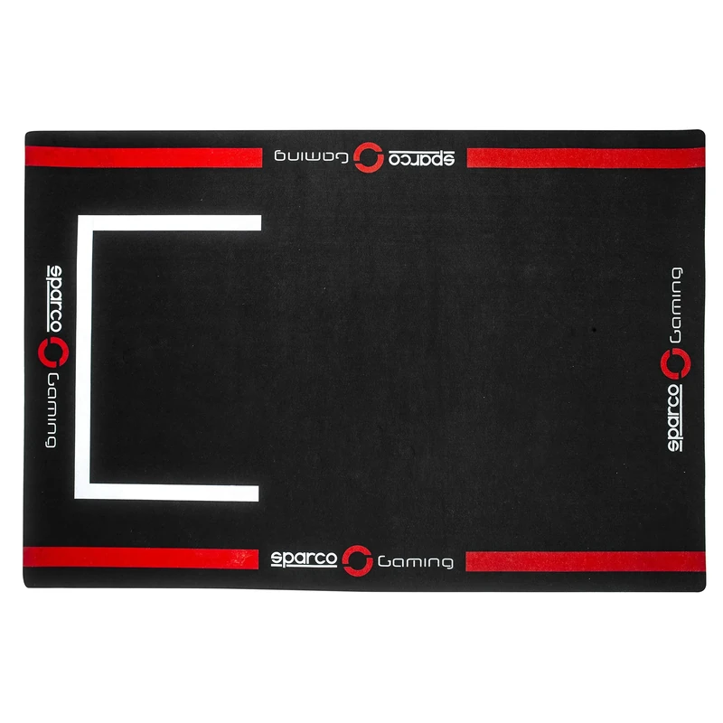 SPARCO Cockpit Rug Car Mat 180 x 120 mm Black/Red