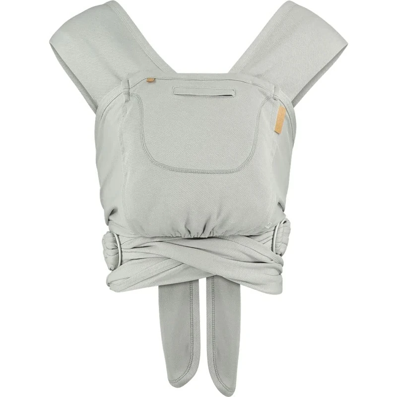 Close Caboo - Organic Cotton Adjustable Baby Carrier in Grey - Sustainable & Soft for Infants and Toddlers - One Size