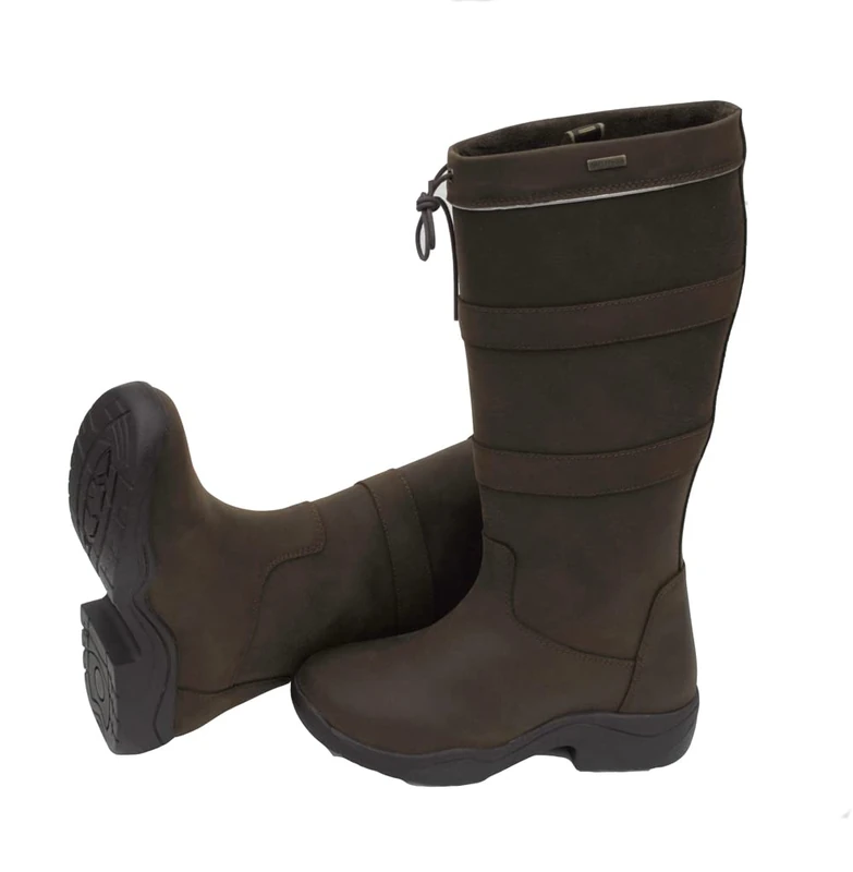 Rhinegold Harlem Country Boot-Wide Leg-4-Brown