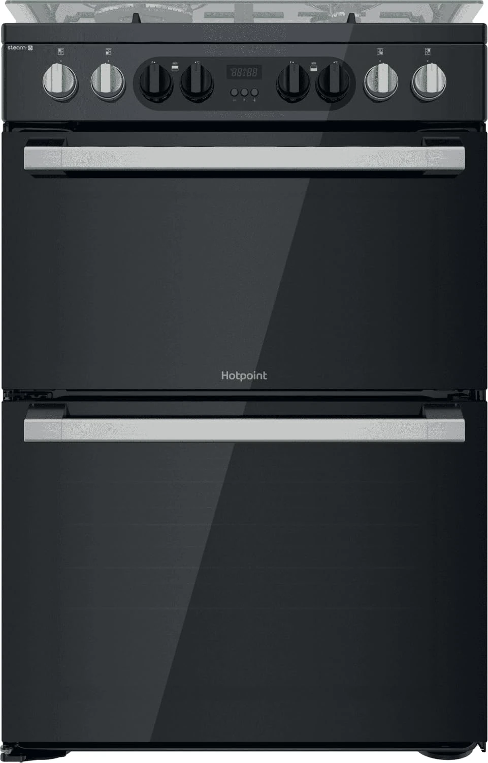 Hotpoint HDM67G8CCB/UK Dual Fuel Cooker - Black - A/A Rated
