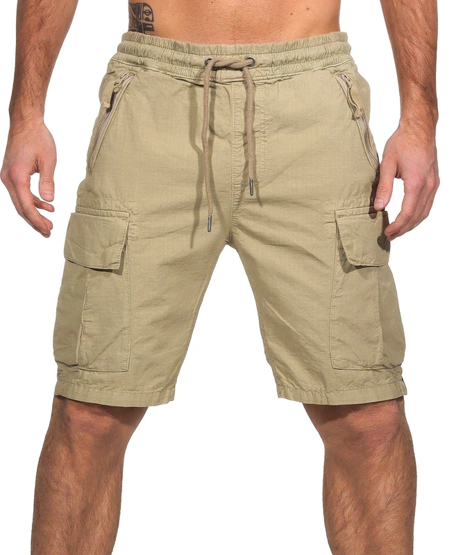 Alpha Industries Men's Ripstop Jogger Shorts Sand