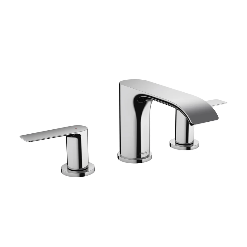 hansgrohe Vivenis Modern 2-Handle 3-Hole 5-inch Tall Bathroom Sink Faucet in Chrome, 75033001 - Image 1