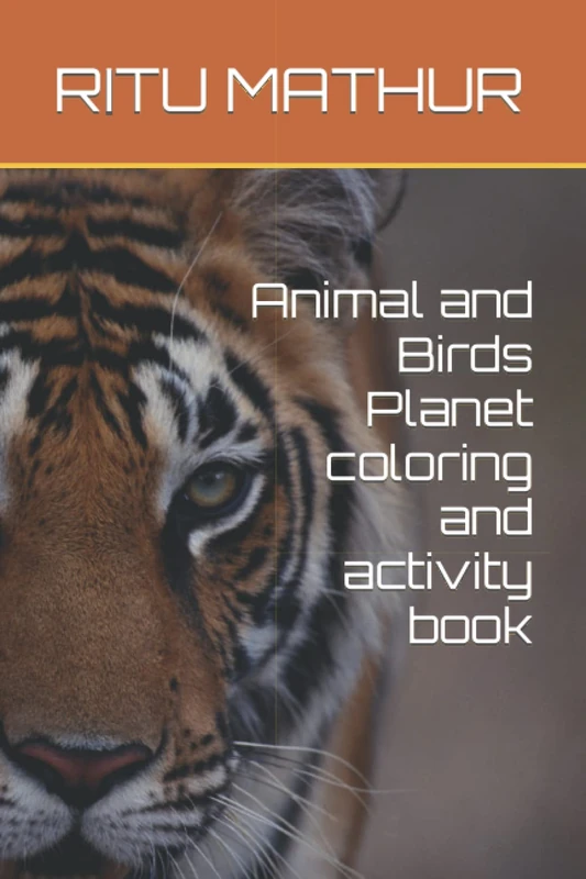 Animal and Birds Planet coloring and activity book