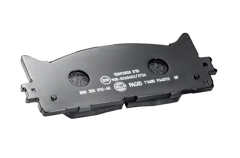 HELLA 8DB 355 032-921 Brake pad set - prepared for wear warning indicator - T2678 - for e.g. MAN/VOLKSWAGEN