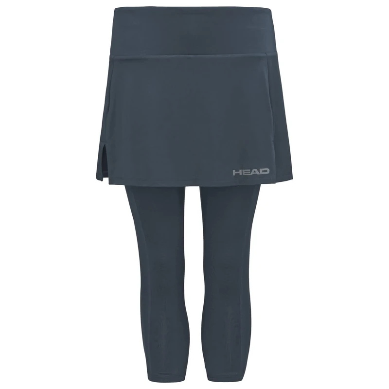 HEAD Women's Club Skort W 3/4-Length Tights, Navy, S