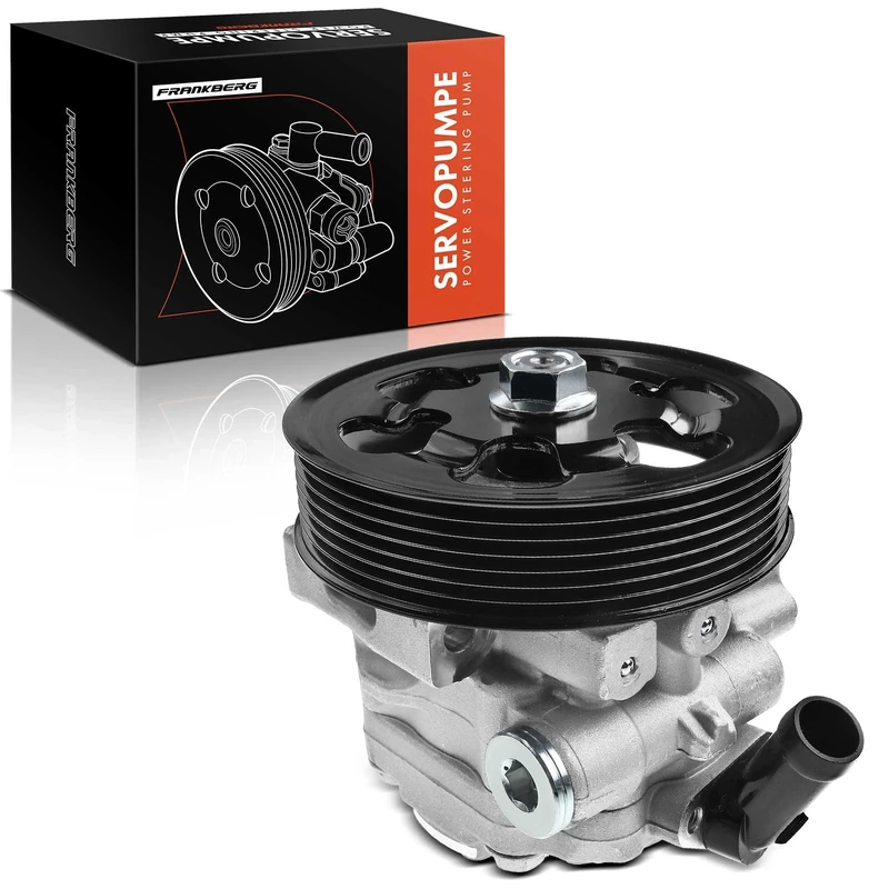 Frankberg Power Steering Pump Steering System Hydraulic Pump Compatible with Accord VII CL CM CN 2.2L 2004-2008 CR-V II RD 2.2L 2005-2006 FR-V BE 2.2L 2005-2009 Diesel Replace# 56110RJLG01