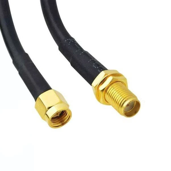 UniteCom Ultra Low Loss SMA Female to Male 5 Meter LMR195 Antenna Extension Cable 50Ohm 4G 5G LTE GPS RF Cellular Mobile Wireless Network Coaxial Aerial Wireless Router (5 Meter / 16.4 Foot)