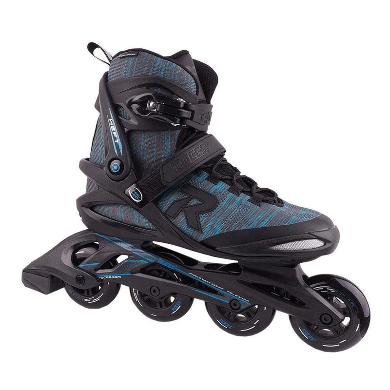 Fitness Inline Skates Weft Thread, Black-Blue