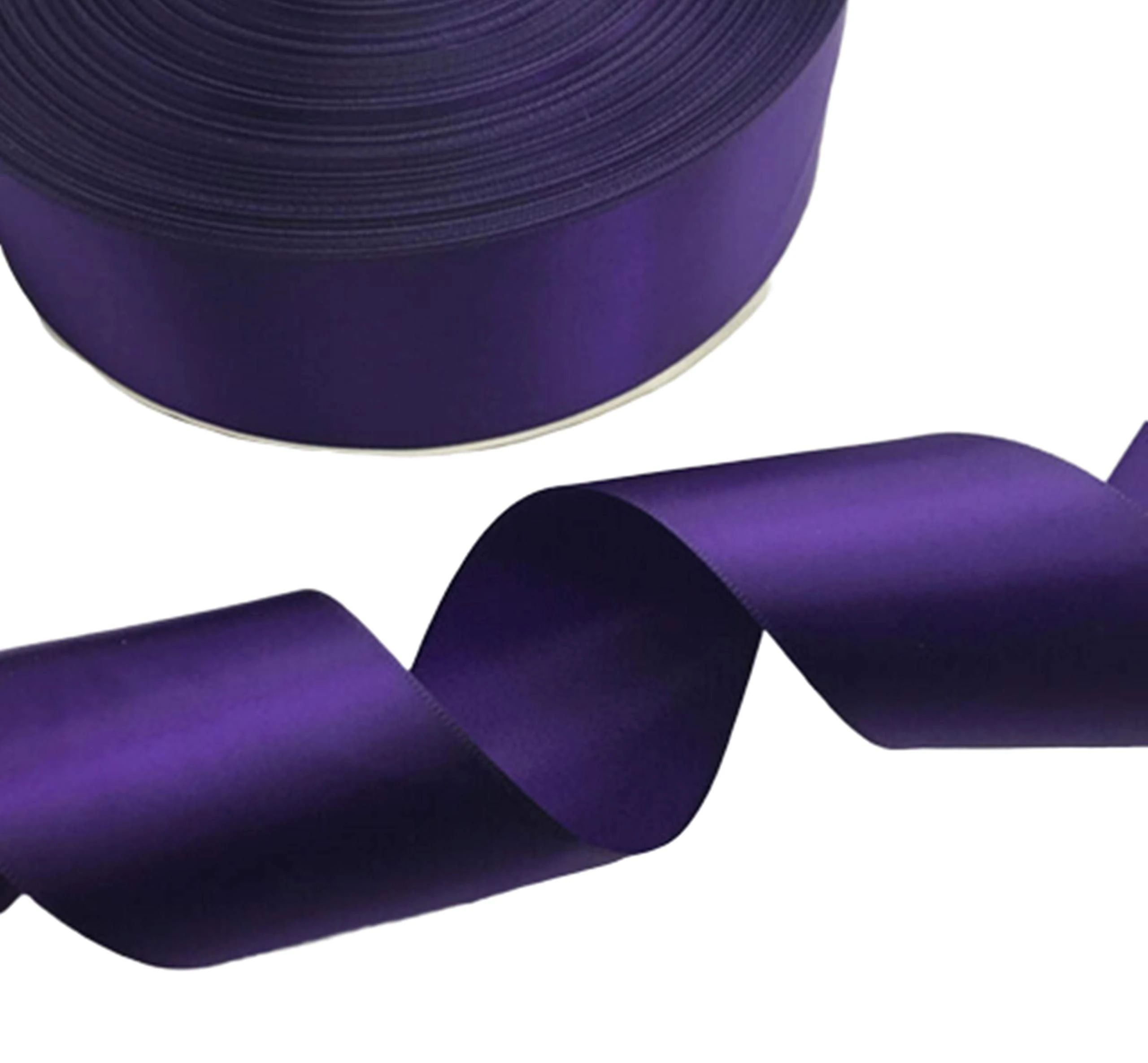 Double Sided Satin Ribbon Size 15mm x 10 Meters, Perfect for Gifts Wrap Sew Party, Decorations Events Dress Wedding Christmas Crafts, Bows Car, DIY, Bouquets, Cake More (15mm - 10Meters, Purple)