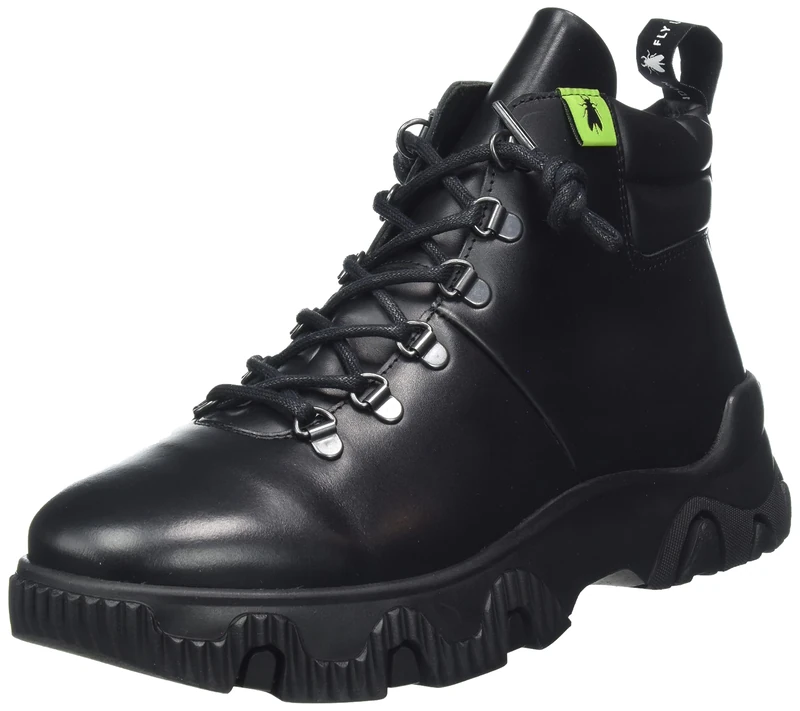 Fly London Women's FIGA887FLY Hiking Boot, Black, 3 UK