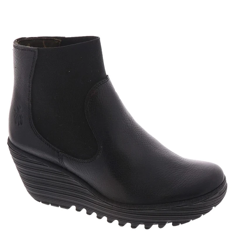 Fly London Women's YADE398FLY Chelsea Boot, BLACK, 7 UK