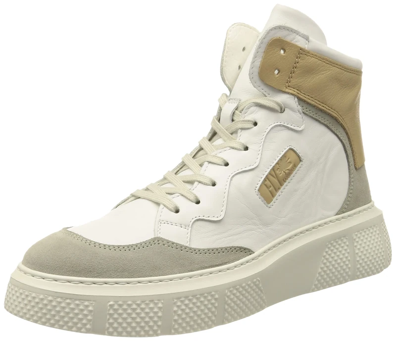 Fly London Women's EPPE531FLY Ankle Boot, Concrete/White/Beige, 6 UK