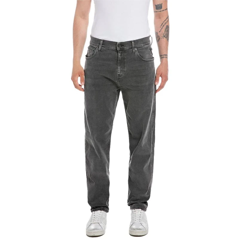 REPLAY Men's SANDOT Jeans, 097 Dark Grey, 2934