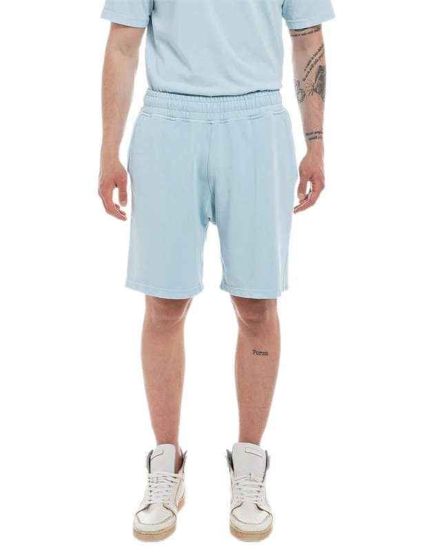 REPLAY Men's M9944 Earth Made Casual Shorts, Aegean Sky 109, L