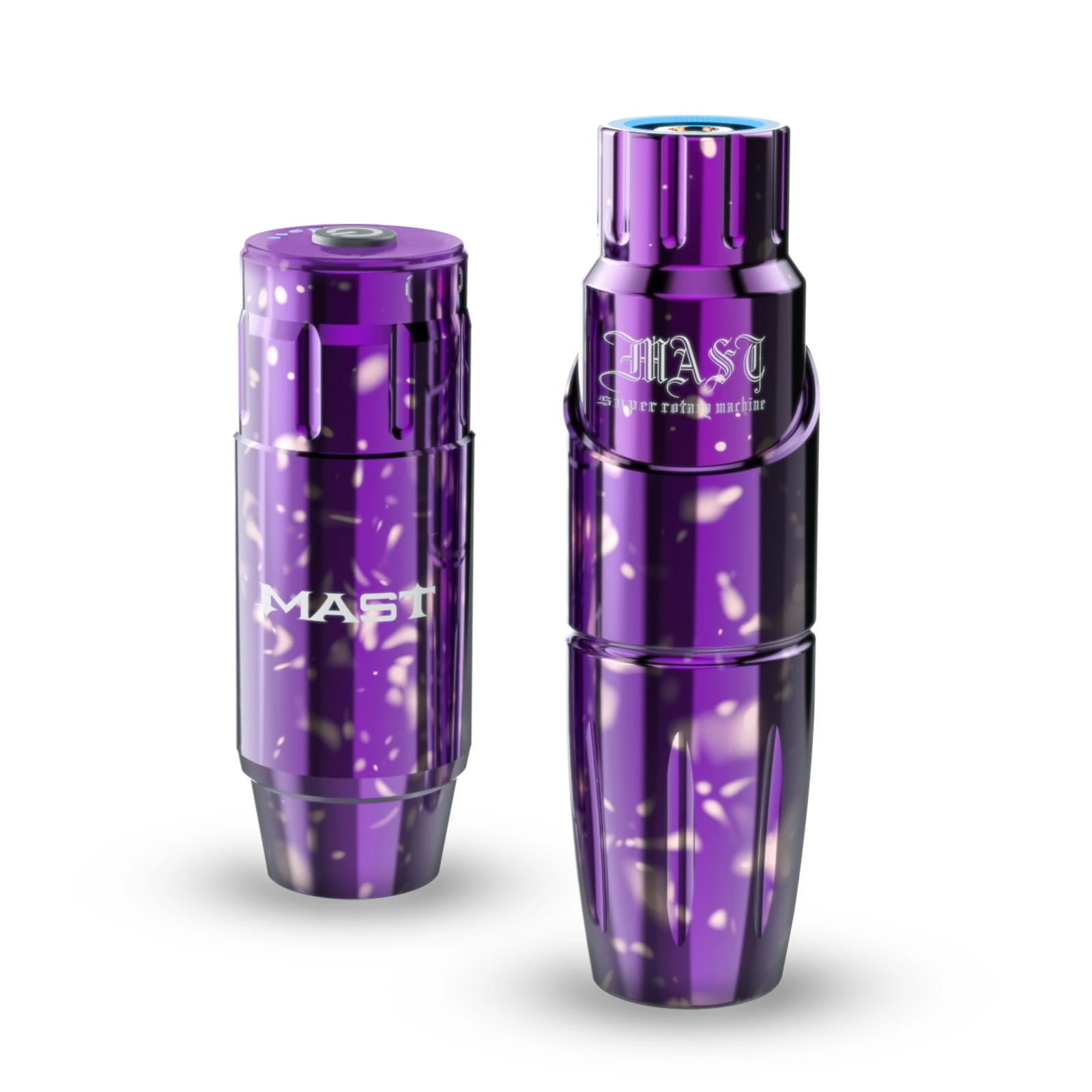 MAST TATTOO Mast Tour Tattoo Pen Machine Kit - Professional Rotary Cartridges Tattoo Pen - Short Battery Powered Lightweight (Mast Tour Purple)
