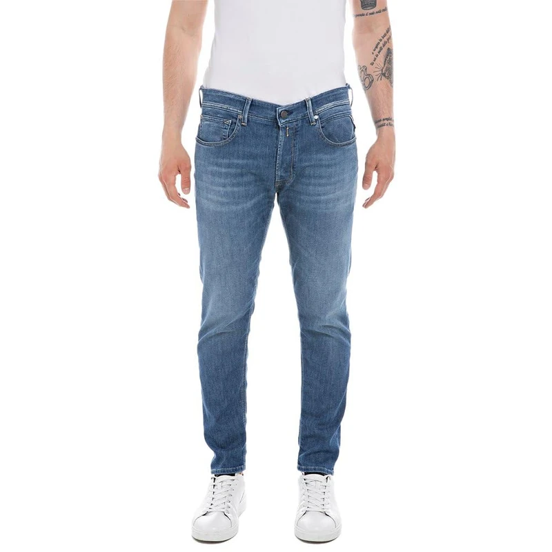 REPLAY Adult M1008 Willbi Jeans, Medium Blue 009-7, 29W / 32L