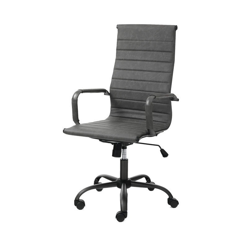 Wink Design Taylor Old Grey Office Chair, Metal, Aged Grey, Gunmetal, H107/115 x 54 x 63 cm