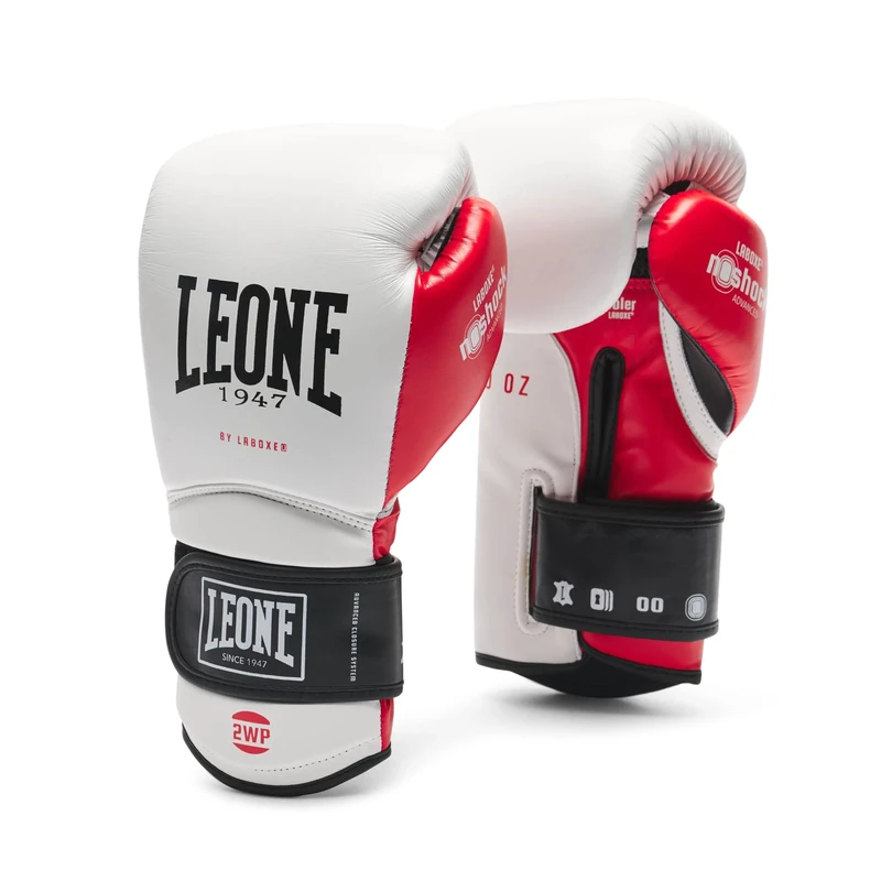 LEONE 1947, Guanti Boxe Il Tecnico N3 10 OZ, White