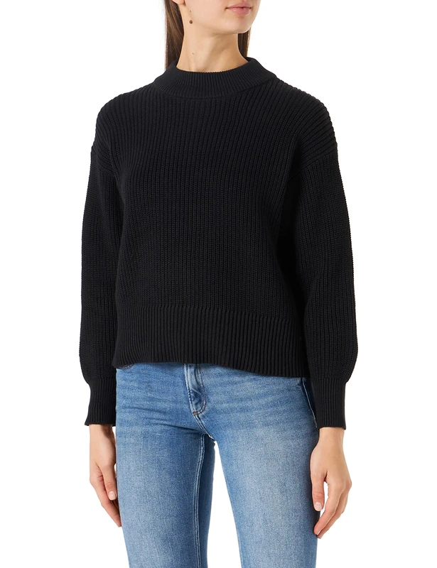 Part Two Women's Retapw Pu Pullover, Black, Large