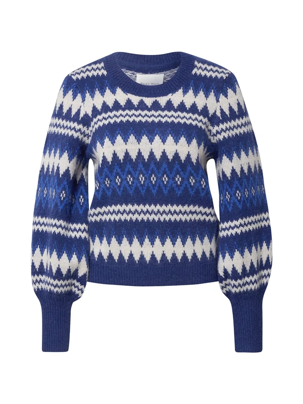 Part Two Women's Riccipw Pu Pullover, Blueprint Jaquard, Small