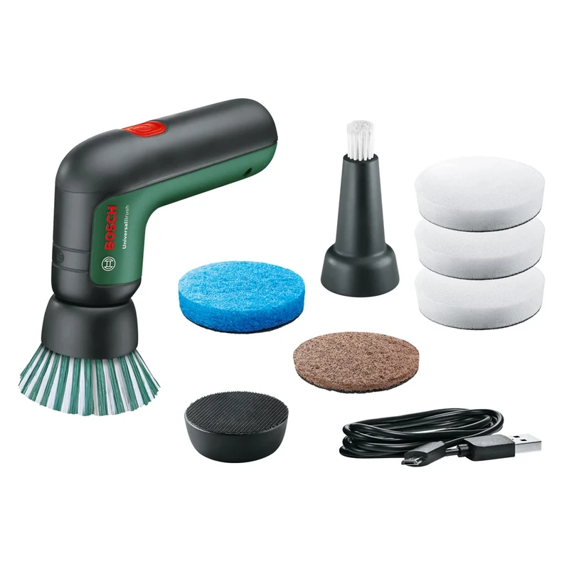 Bosch Home and Garden Electric Cleaning Brush UniversalBrush & Melamine Eraser Pad for Electric Cleaning Brush UniversalBrush