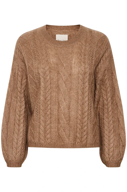 Part Two Women's Rannvapw Pu Pullover, Amphora Melange, Large