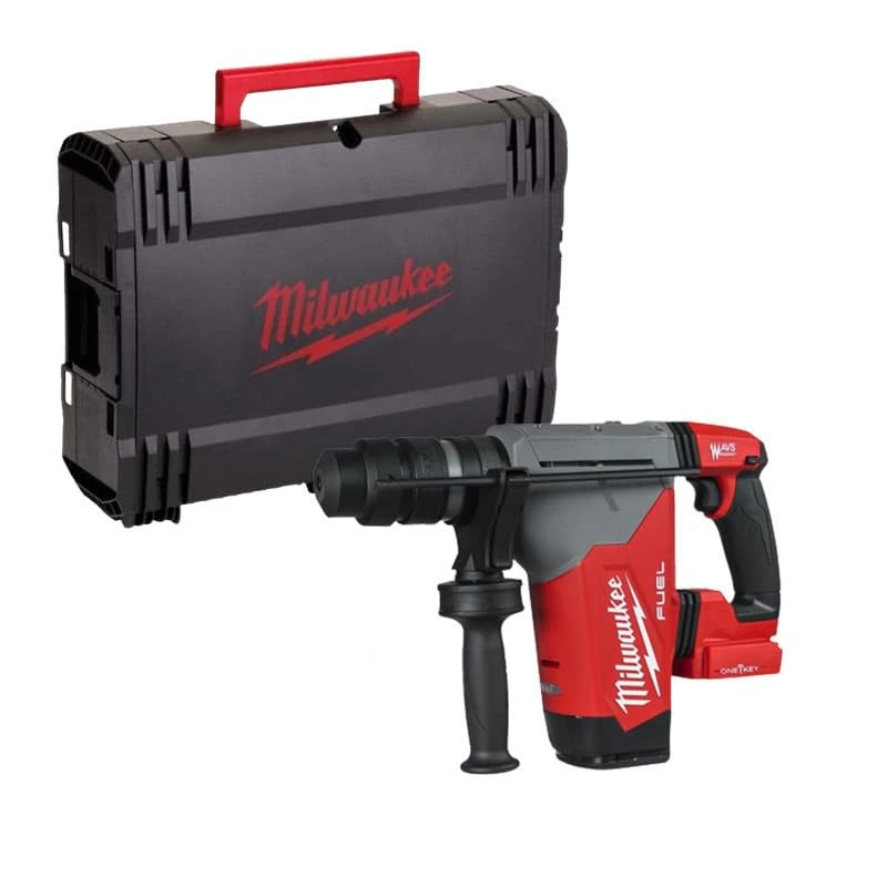 Milwaukee M18ONEFHPX-0X 18v Cordless Fuel One Key 4 Mode SDS Plus Hammer Drill Body with Case, Black