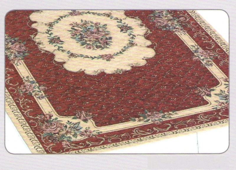 BIANCHERIAWEB Velour Carpet Non-Slip Pattern Bouquet By Suardi