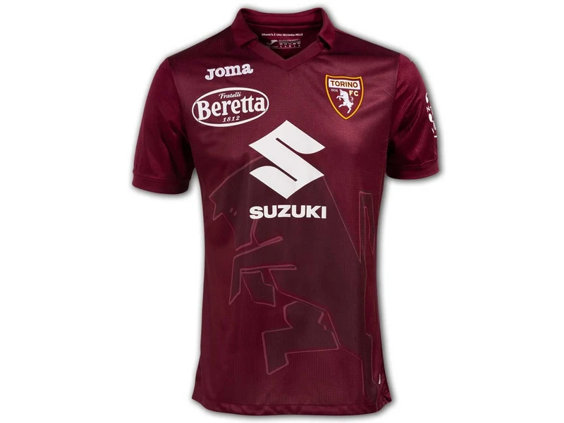Joma Men's Torino Fc Season 2022/23-Official Team-Short Sleeve T-Shirt, Burgundy, 4XS - Image 1
