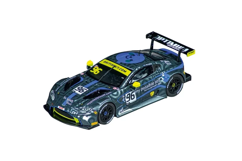 Carrera Evolution 20027696 Aston Martin Vantage GT3 Optimum Motorsport, No.96 1:32 Scale Slot Car, Multicoloured - Image 1