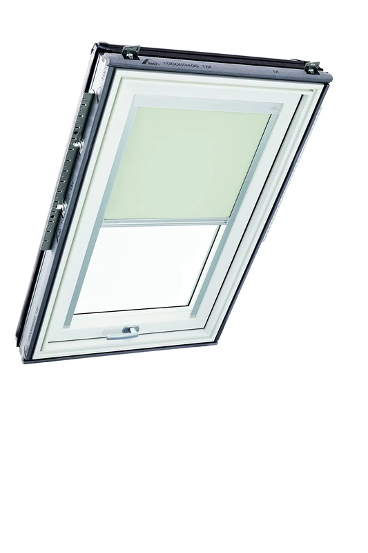 Original Roto Blackout Roller Blind ZRV Almost complete Blackout Guide Rail Silver For Roto Roof Windows Series Designo R6/R8, i8 and Classic 64/84 Size 094/140 | 09/14 Colour Light Beige