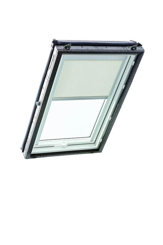 Original Roto Roller Blind Exclusive ZRE Daylight Blind for Roto Roof Windows Guide Rail Silver For Windows Series Designo R4/R7 and Classic 43/73 Size 094/118 | 09/11 Colour Light Grey