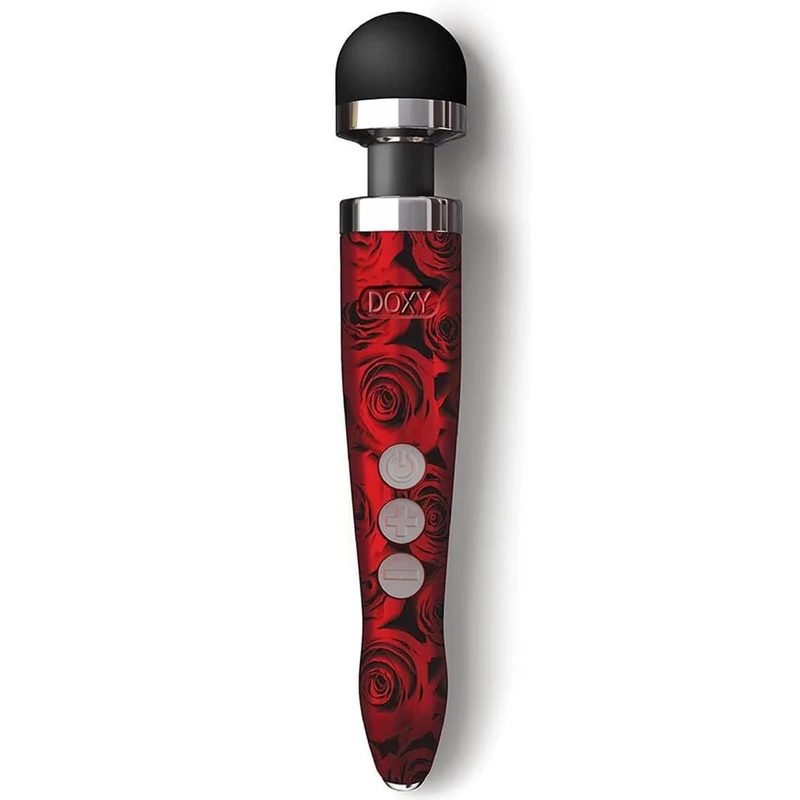 Doxy Die Cast Vibrating Wand Massager Sex Toys; Special Edition Magic Wand Vibrators Roses